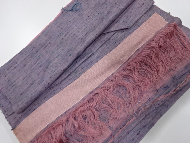 JAPANESE KIMONO / ANTIQUE BOLT FOR KIMONO / SILK / TSUMUGI